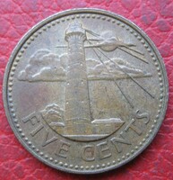 Barbados 5 cent 2000 (B35)