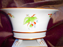 Herendi oroszlán körmös porcelán -hecsedli minta 22 cm