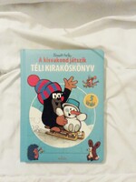 Kisvakond  játszik  téli puzzle  kirakóskonyv   retró de újszerű állapot, hiánytalan