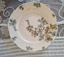 Antik Zsolnay fajansz tányér családi jelzéssel 2.