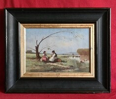 Pörge Gergely (1858 - 1930) : Déli pihenő