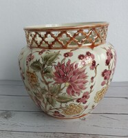 Zsolnay porcelán Lepkés Nagy kaspó!