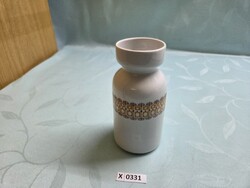 X0331 Alföldi terrakotta mintás váza 15,5