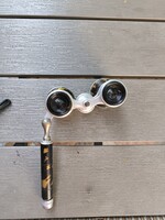 Antik lornOn ritkaság fogóval elegàns darab . Színházi Làtcső tàvcső