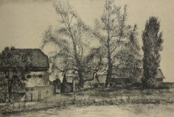 Varga Nándor Lajos (1895-1978) : A Bocsor malom Pápán