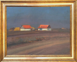 Chiovini Ferenc (1899 - 1981): Alföldi tanya   '65