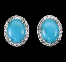 Valodi Turkiz 925 Ezust Fülbevalò