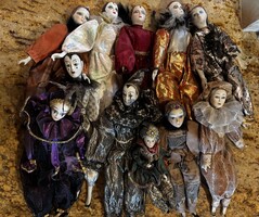 Velencei porcelán baba gyűjtemény minimálár nélkül