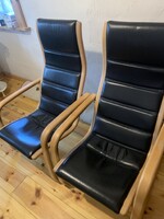 2 darab hibátlan Yngve Ekström vintage svéd modellű Lamello bükkfa pihenőszék