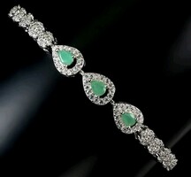 Valodi Smaragd 925 Ezust Karkötő