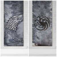 Absztrakt - Game of Thrones Stark és Targaryen