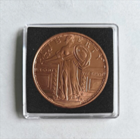 Walking Liberty 1 uncia tiszta réz  USA UNC Tokban