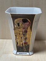 Gustav Klimt, porcelán váza, dísztárgy, Goebel