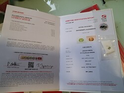 Alexandrit színvaltós drágakő TOP minőség 0,87 ct Svájci Certivel