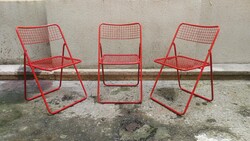 Ikea Ted Net retro vintage svéd acélhálós szék