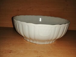 Antik Zsolnay porcelán Hungária sorozat pogácsás tál - 22 cm (6p)