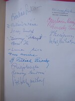 Autogram gyűjtemény- A Magyar Állami Operaház művészei