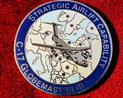 Stratégiai légi szállítási egység Pápa. NATO emlékérem
