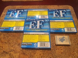Retro bontatlan Sony EF60 együttes magnókazettái darabra hi-fi mc b2