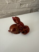 Zsolnay piros eozin nyúl salátával