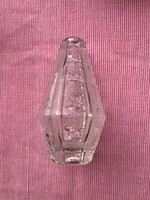 Antik Cseh Kristályváza – Queen Anne's Lace Motívum