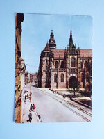Képeslap (61) - Csehszlovákia (Szlovákia) - Košice (Kassa) - Dóm 1960-as évek