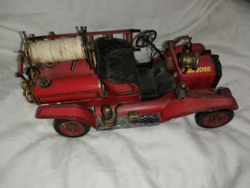 Vintage 1914 San Jose fém tűzoltóautó