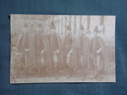 Képeslap,Vitézi rend bálján régi korhű jelmezes ruhában Albrecht főherceg testőreinek csoportja,1925