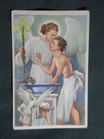 Képeslap,Cserkész,Márton Lajos grafika,Cserkész levelezőlapok kiadás,Budapest,1938-