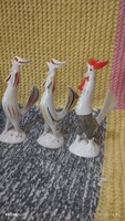 Mid Century Hollóházi kakasok
