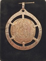 Páratlan Kuriózum 1663-as Császári Tallérból Kézzel Készült Medál