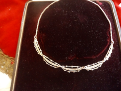 Ezüst nyakék markazittal, filigrán nyaklánc ,  Hibátlan _ Új!