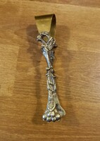 Vintage réz kockacukor csipesz, kockacukorfogó