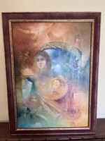 Buday Mihály Hügieia, 70 x 50 cm, olaj
