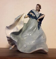 Royal Dux porcelán / Flamenco táncosnő