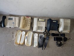 Egyben eladó 10 db vezetékes telefon készülék - vonalas telefonok