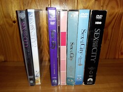 (DVD, német kiadás) Szex és New York 1. 2. 3. 4. 6. évad és a kettő film