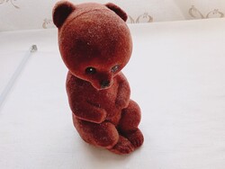 Plüss maci Orosz retro szivacs mackó 17cm No2