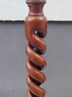 Art Deco Keményfa dupla csavart posztamens ALKUDHATÓ