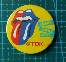 Rolling Stones Urban Jungle 1990 európai turné kitűző