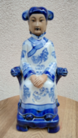 Kínai  kék porcelán császárnö . Alkudható.