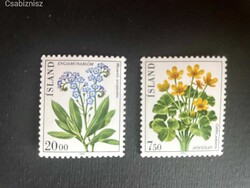 Izland postatiszta virágok 1983 - 2 kép