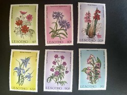 Lesotho postatiszta virágok 1985