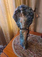 Kun Éva kerámia - nőalak