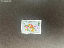 Guernsey-sziget virág gyümölcs 1970 postatiszta 2 kép