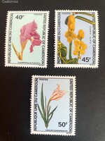 Kamerun postatiszta virágok 1972