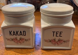 Fajansz nagy , fűszertartók