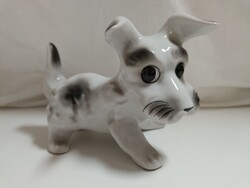 Alba Julia porcelán kutya (foxi, terrier jellegű) - 15 x 11 x 9,5 cm