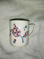 Art deko  porcelán Gránit bögre   M