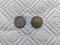 10 Filléres 1942-es 2db nagyon szép állapotban eladó